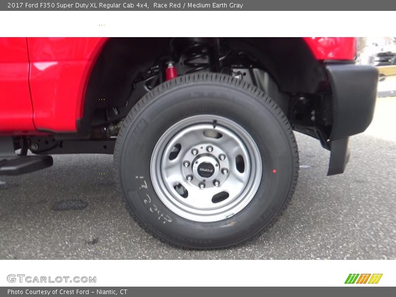 Race Red / Medium Earth Gray 2017 Ford F350 Super Duty XL Regular Cab 4x4