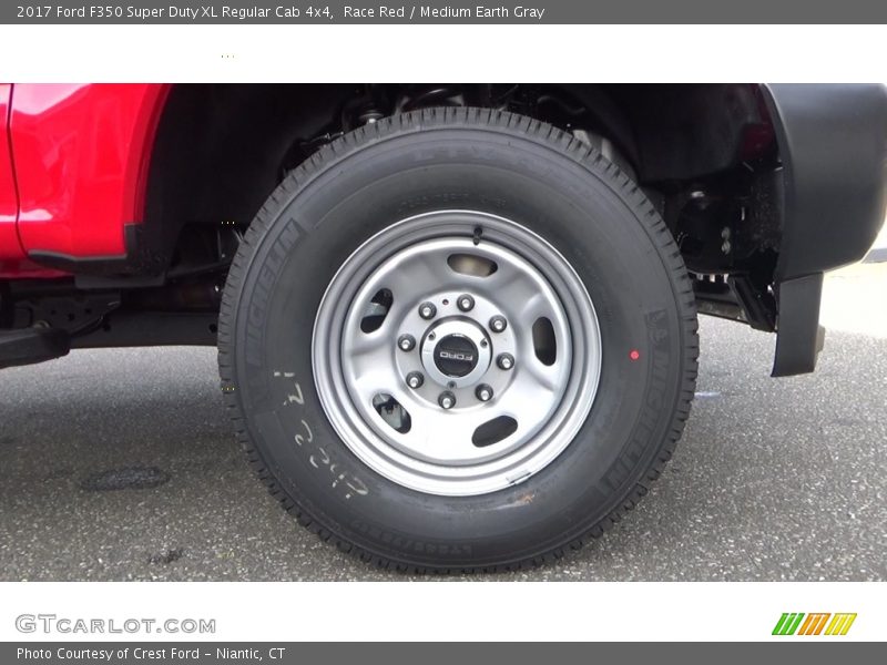 Race Red / Medium Earth Gray 2017 Ford F350 Super Duty XL Regular Cab 4x4