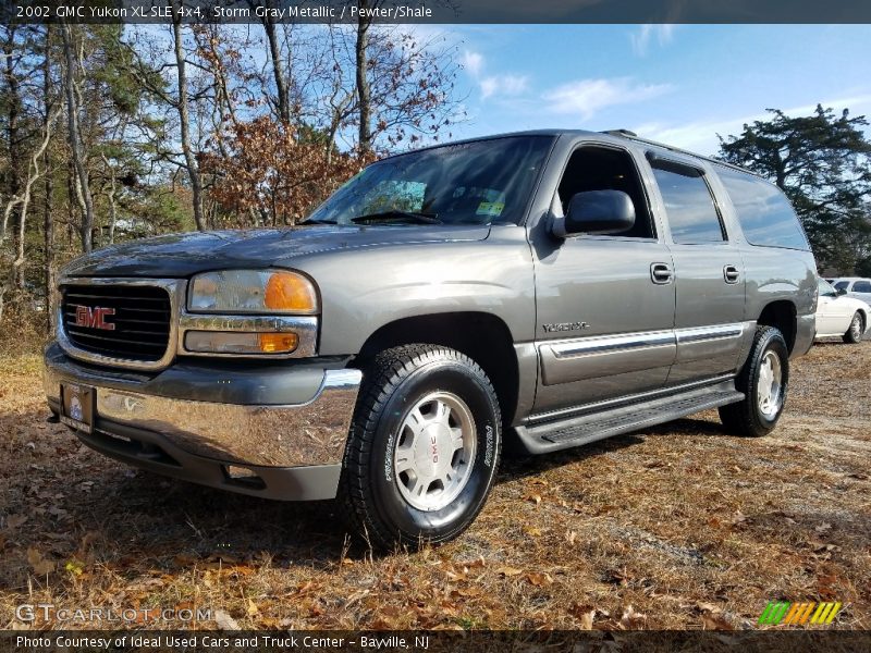 Storm Gray Metallic / Pewter/Shale 2002 GMC Yukon XL SLE 4x4