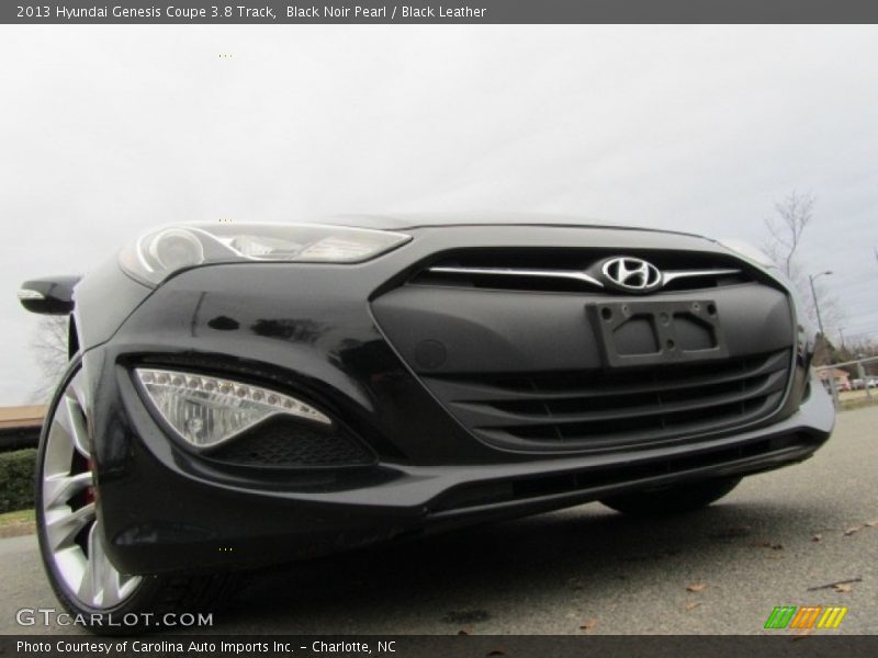 Black Noir Pearl / Black Leather 2013 Hyundai Genesis Coupe 3.8 Track
