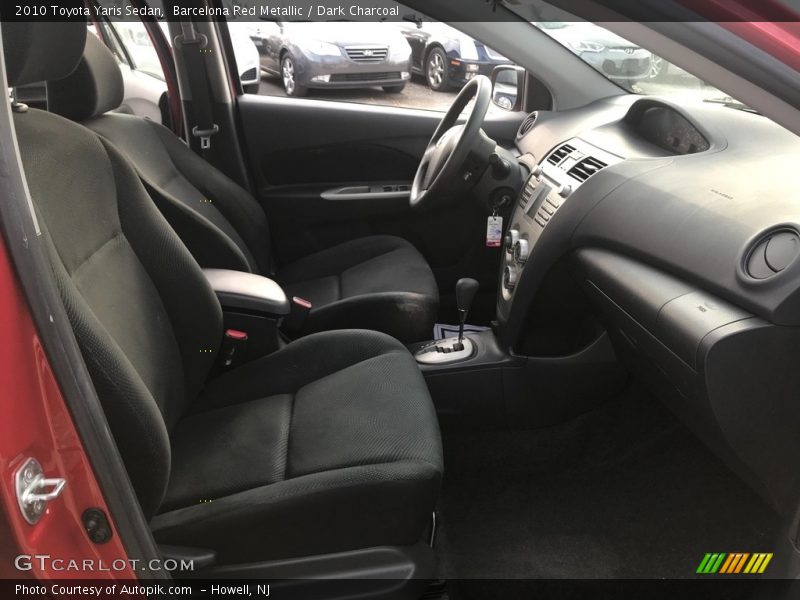 Barcelona Red Metallic / Dark Charcoal 2010 Toyota Yaris Sedan