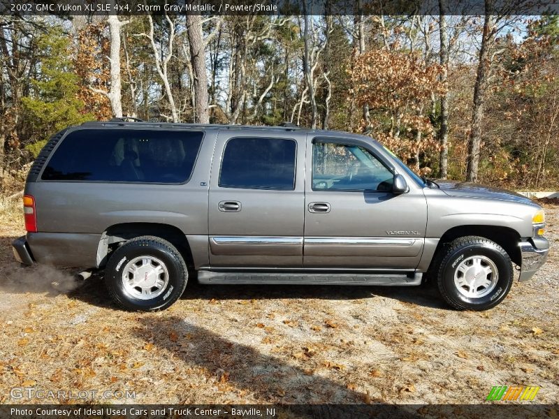 Storm Gray Metallic / Pewter/Shale 2002 GMC Yukon XL SLE 4x4