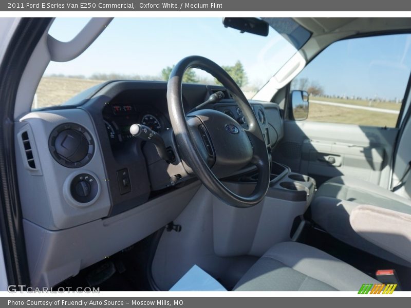Oxford White / Medium Flint 2011 Ford E Series Van E250 Commercial