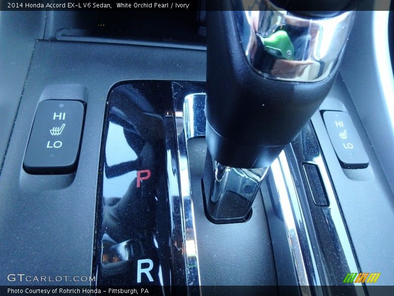 White Orchid Pearl / Ivory 2014 Honda Accord EX-L V6 Sedan