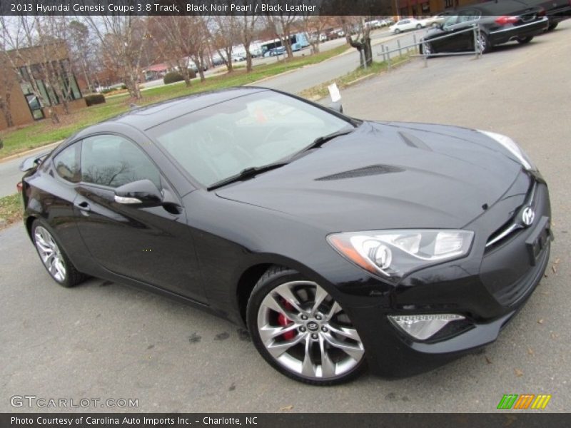 Black Noir Pearl / Black Leather 2013 Hyundai Genesis Coupe 3.8 Track