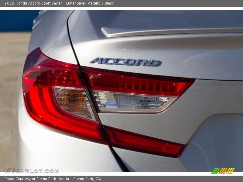 Lunar Silver Metallic / Black 2018 Honda Accord Sport Sedan
