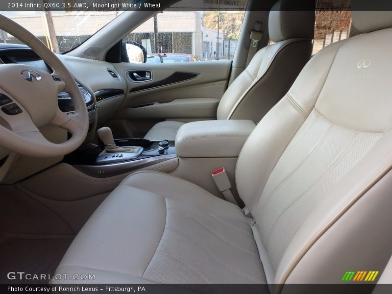 Moonlight White / Wheat 2014 Infiniti QX60 3.5 AWD