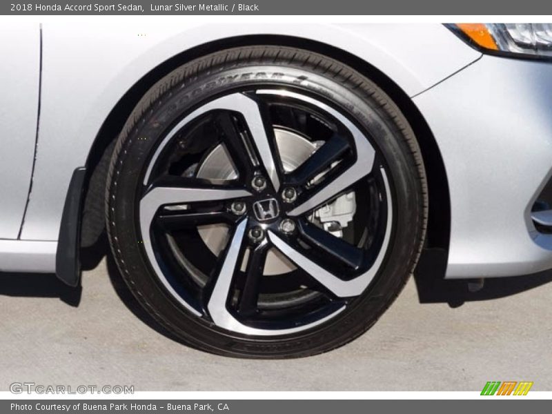 Lunar Silver Metallic / Black 2018 Honda Accord Sport Sedan