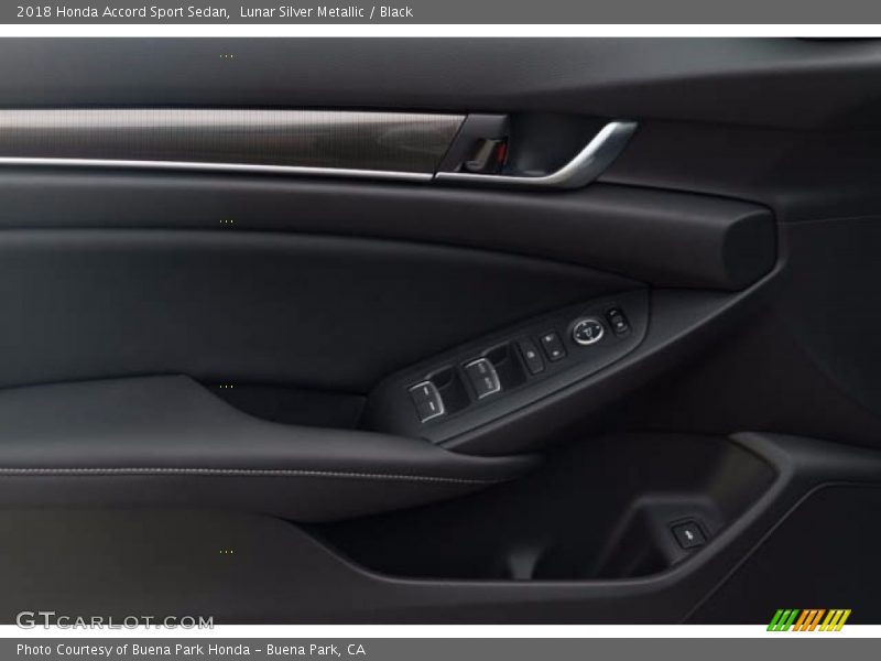 Lunar Silver Metallic / Black 2018 Honda Accord Sport Sedan