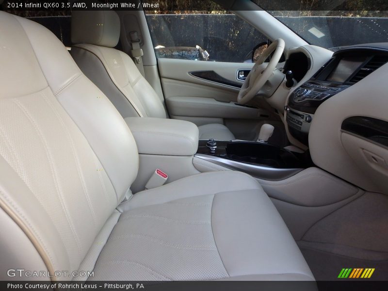 Moonlight White / Wheat 2014 Infiniti QX60 3.5 AWD