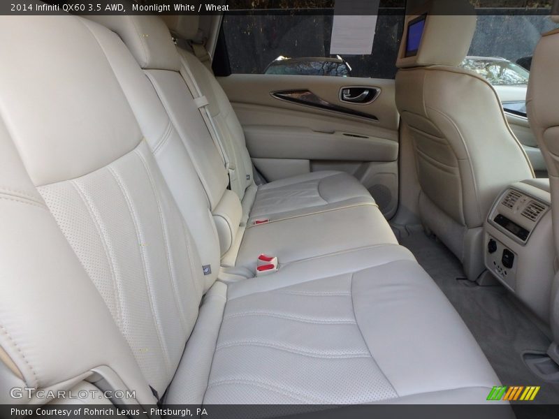 Moonlight White / Wheat 2014 Infiniti QX60 3.5 AWD