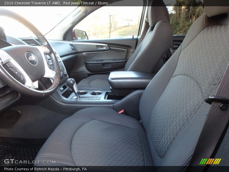 Red Jewel Tintcoat / Ebony 2010 Chevrolet Traverse LT AWD