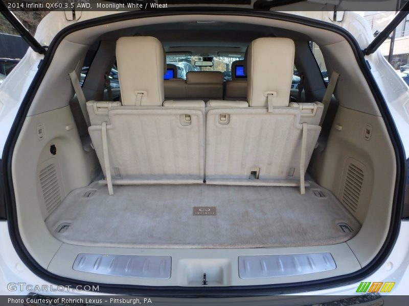 Moonlight White / Wheat 2014 Infiniti QX60 3.5 AWD