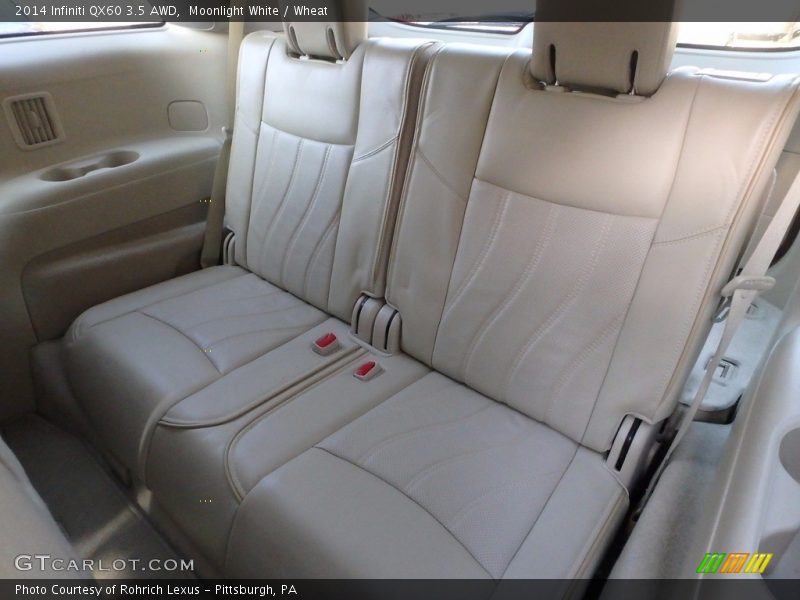 Moonlight White / Wheat 2014 Infiniti QX60 3.5 AWD
