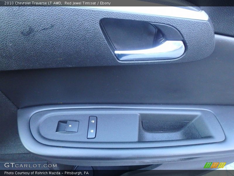 Red Jewel Tintcoat / Ebony 2010 Chevrolet Traverse LT AWD