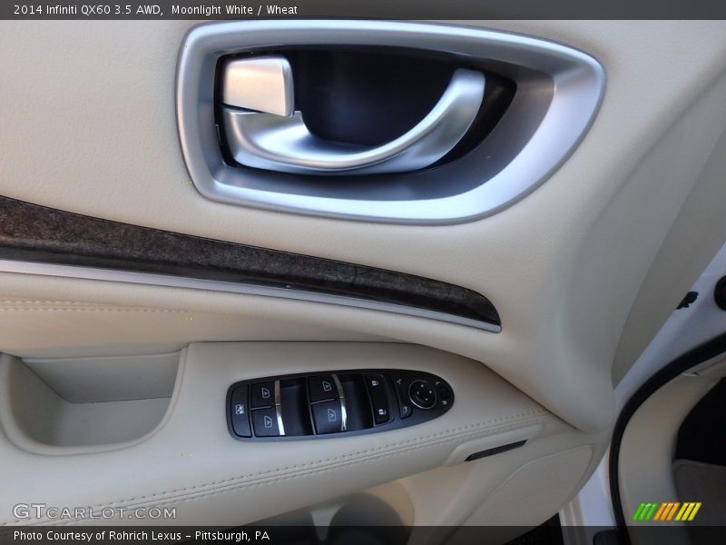 Moonlight White / Wheat 2014 Infiniti QX60 3.5 AWD