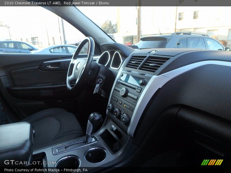 Red Jewel Tintcoat / Ebony 2010 Chevrolet Traverse LT AWD
