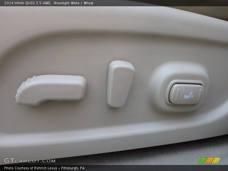 Moonlight White / Wheat 2014 Infiniti QX60 3.5 AWD