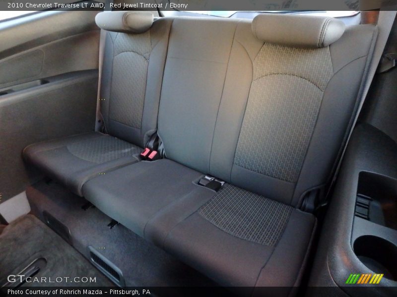 Red Jewel Tintcoat / Ebony 2010 Chevrolet Traverse LT AWD