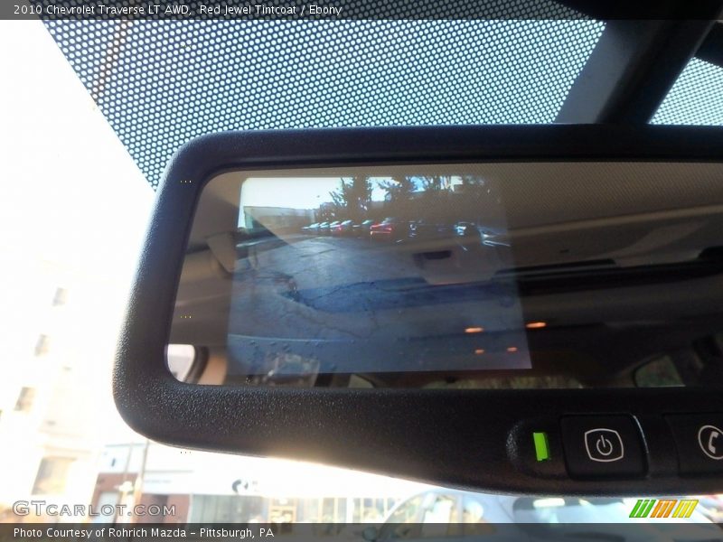 Red Jewel Tintcoat / Ebony 2010 Chevrolet Traverse LT AWD