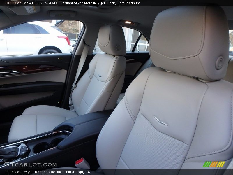 Radiant Silver Metallic / Jet Black/Light Platinum 2018 Cadillac ATS Luxury AWD