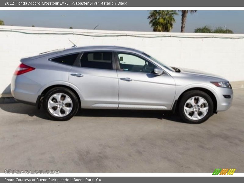 Alabaster Silver Metallic / Black 2012 Honda Accord Crosstour EX-L