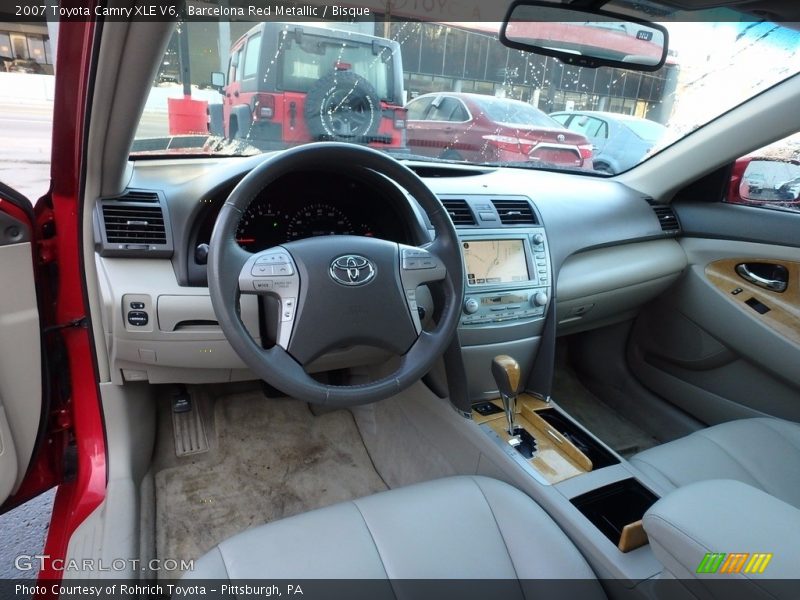 Barcelona Red Metallic / Bisque 2007 Toyota Camry XLE V6