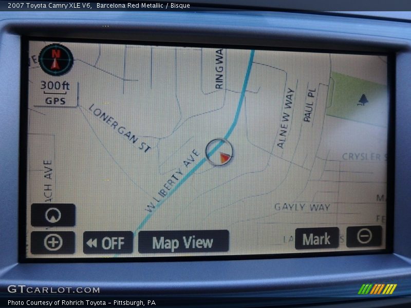 Barcelona Red Metallic / Bisque 2007 Toyota Camry XLE V6