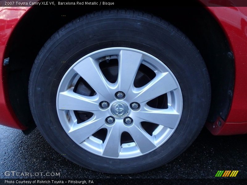 Barcelona Red Metallic / Bisque 2007 Toyota Camry XLE V6