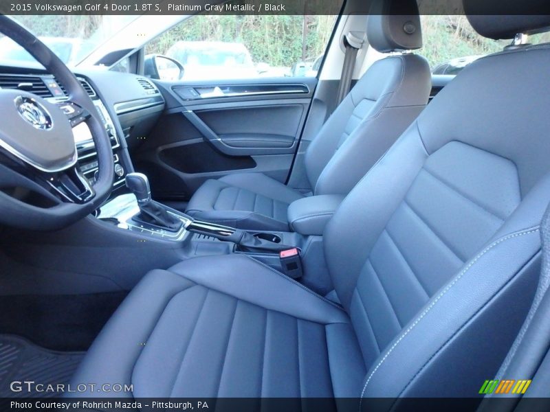 Platinum Gray Metallic / Black 2015 Volkswagen Golf 4 Door 1.8T S