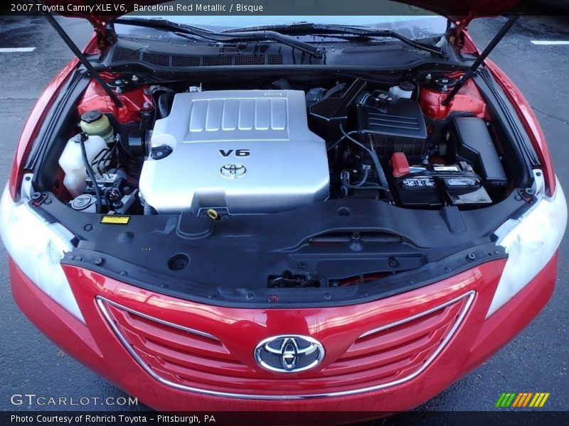 Barcelona Red Metallic / Bisque 2007 Toyota Camry XLE V6