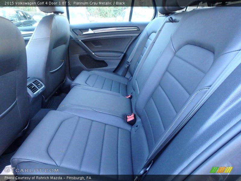 Platinum Gray Metallic / Black 2015 Volkswagen Golf 4 Door 1.8T S