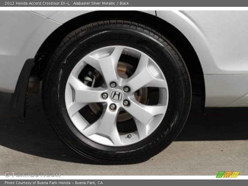 Alabaster Silver Metallic / Black 2012 Honda Accord Crosstour EX-L