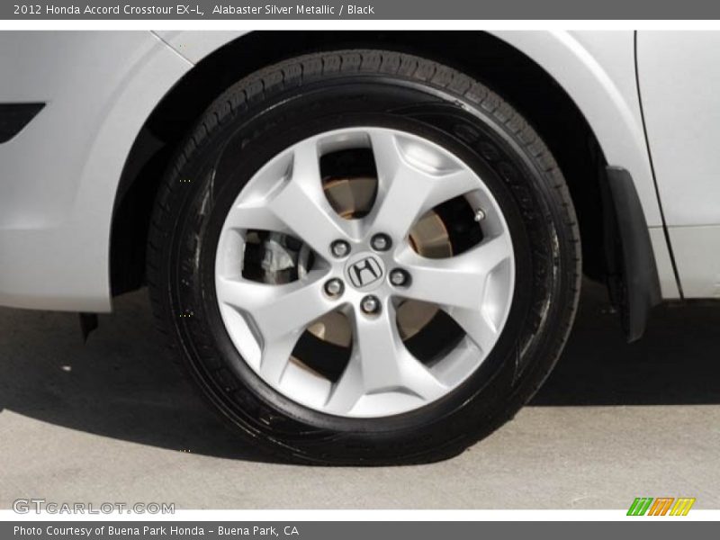 Alabaster Silver Metallic / Black 2012 Honda Accord Crosstour EX-L