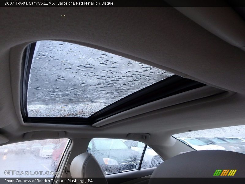 Barcelona Red Metallic / Bisque 2007 Toyota Camry XLE V6