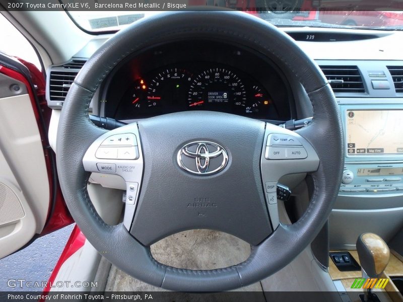 Barcelona Red Metallic / Bisque 2007 Toyota Camry XLE V6