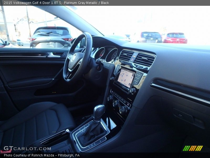 Platinum Gray Metallic / Black 2015 Volkswagen Golf 4 Door 1.8T S