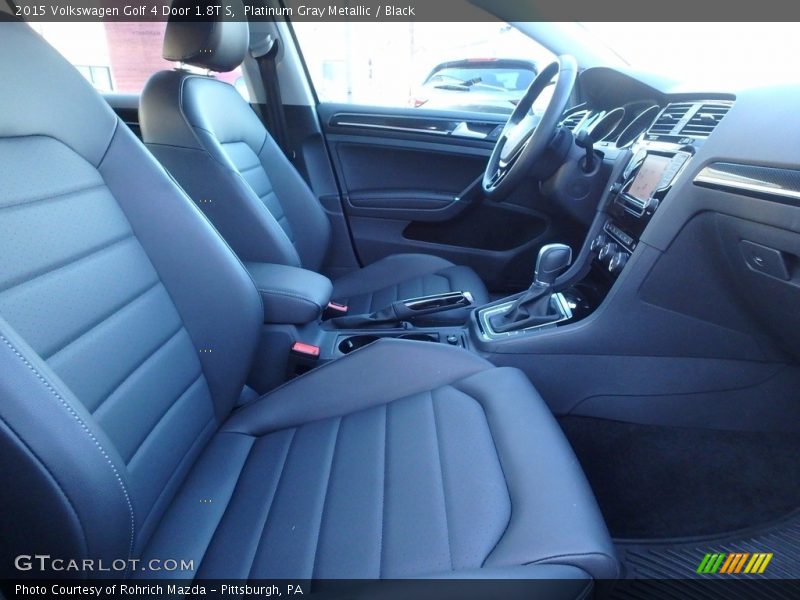 Platinum Gray Metallic / Black 2015 Volkswagen Golf 4 Door 1.8T S