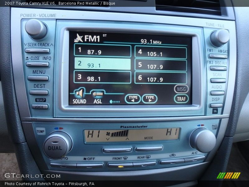 Barcelona Red Metallic / Bisque 2007 Toyota Camry XLE V6
