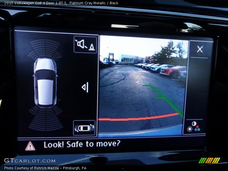 Platinum Gray Metallic / Black 2015 Volkswagen Golf 4 Door 1.8T S
