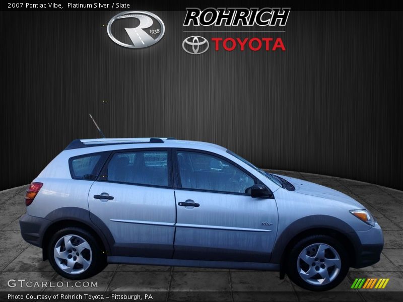 Platinum Silver / Slate 2007 Pontiac Vibe