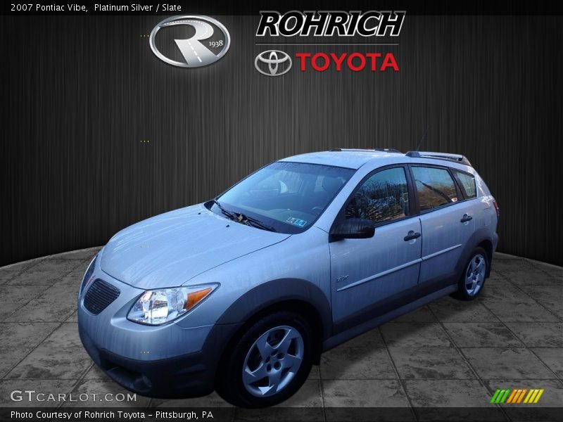 Platinum Silver / Slate 2007 Pontiac Vibe