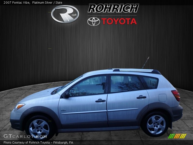 Platinum Silver / Slate 2007 Pontiac Vibe