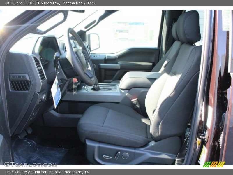Magma Red / Black 2018 Ford F150 XLT SuperCrew