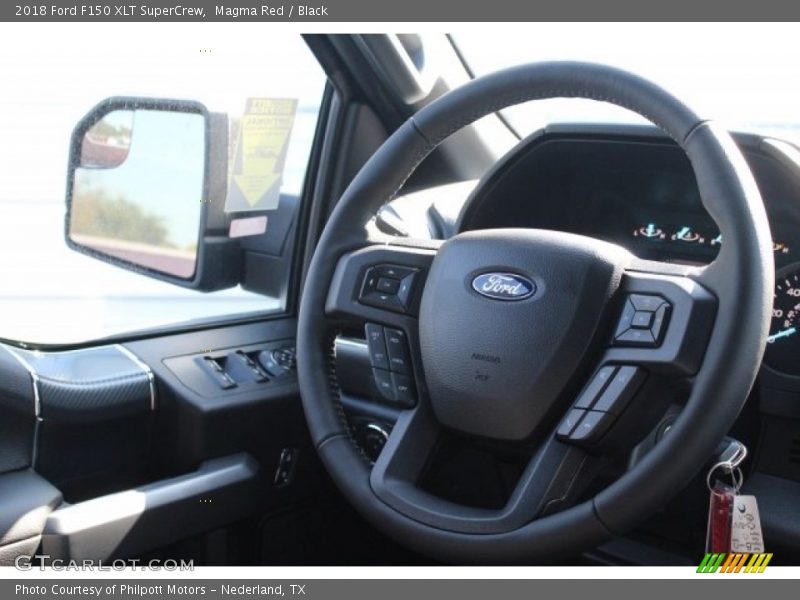 Magma Red / Black 2018 Ford F150 XLT SuperCrew