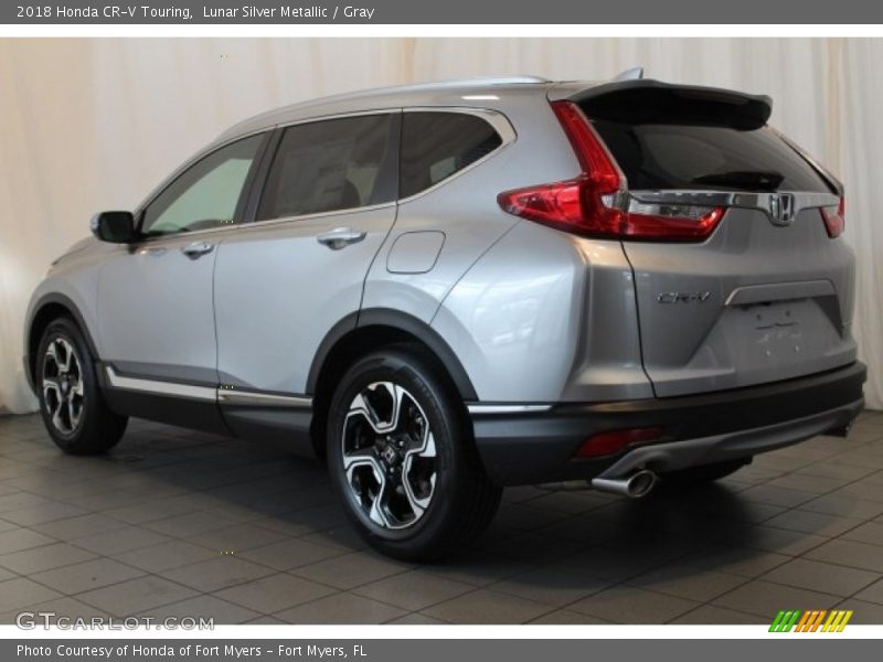 Lunar Silver Metallic / Gray 2018 Honda CR-V Touring