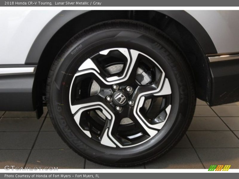 Lunar Silver Metallic / Gray 2018 Honda CR-V Touring