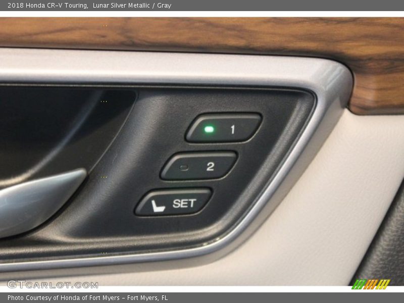 Lunar Silver Metallic / Gray 2018 Honda CR-V Touring