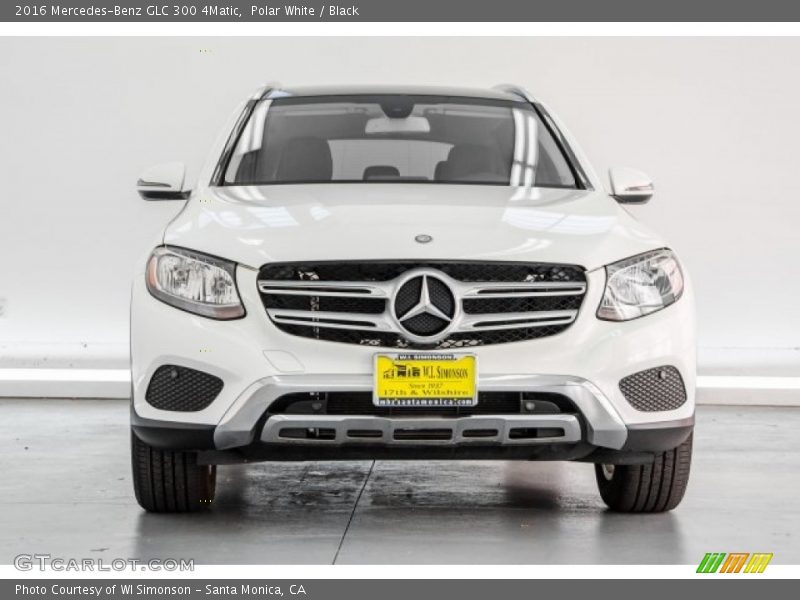Polar White / Black 2016 Mercedes-Benz GLC 300 4Matic