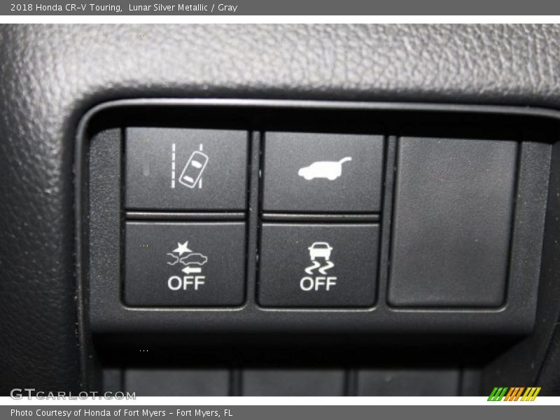 Lunar Silver Metallic / Gray 2018 Honda CR-V Touring